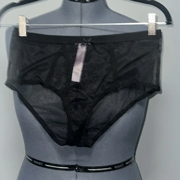**LIKE NEW** SAVAGE X FENTY BLACK SHEER SET - Picture 2 of 4